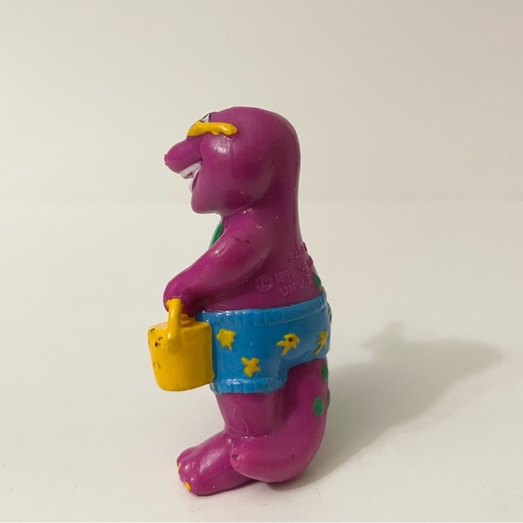 Vtg 1993 Barney With Crown and at the Beach Loose Figures Lyons Group - Picture 10 of 15